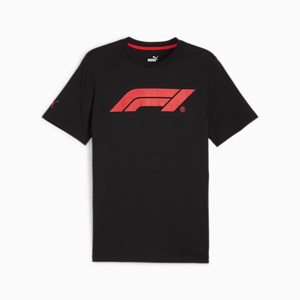 Formula 1 Tech Puma Essentials Motorsport Logo T-Shirt - Black T-shirts Formula 1 