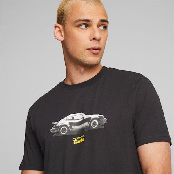 Porsche Legacy Puma Men's Motorsport T-Shirt - Black/Blue T-shirts Porsche 