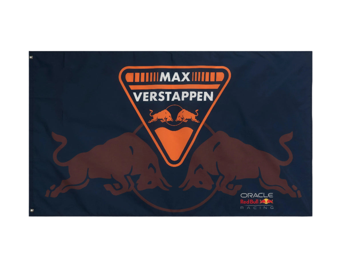 Red Bull Racing F1 Max Verstappen Helmet Flag - Navy Flag Red Bull Racing 