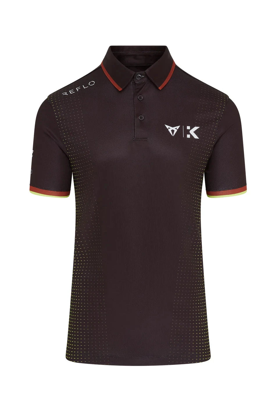 Cupra Kiro Formula E S12 x Reflo Team Polo Shirt - Black Polos Cupra Kiro Formula E 