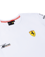 Scuderia Ferrari Hypercar Le Mans 2024 Men's Safety T-Shirt - Yellow/Black/White T-shirts Scuderia Ferrari Lemans 