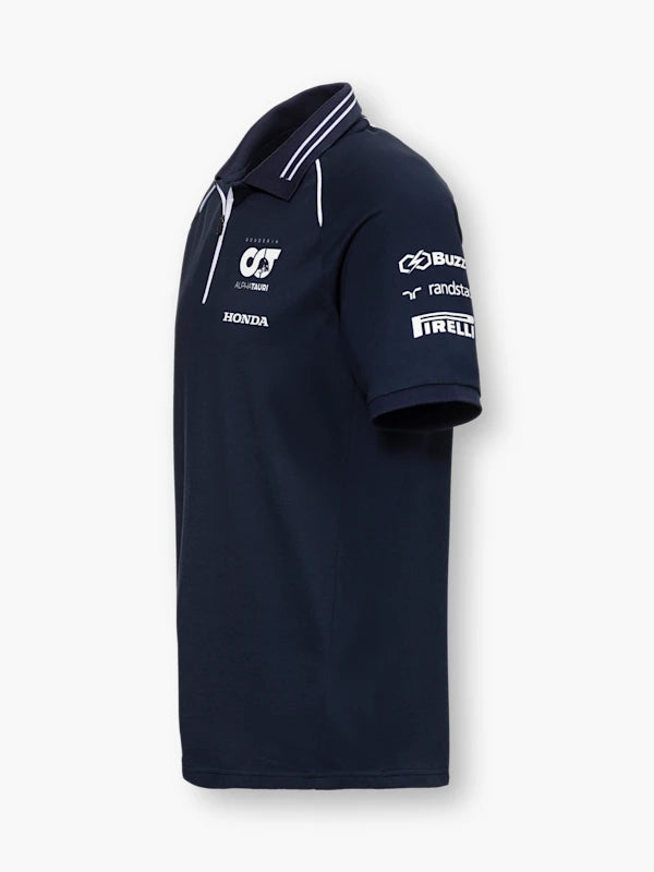 Scuderia AlphaTauri F1 2023 Men's Team Polo Shirt - Navy/White Polos Scuderia AlphaTauri 