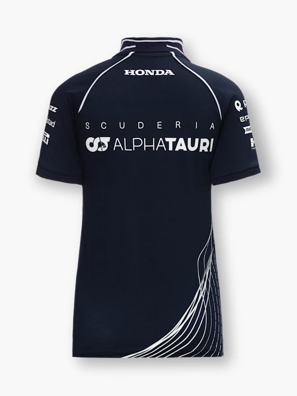 Scuderia AlphaTauri F1 2023 Women's Team Polo Shirt - Navy Polos Scuderia AlphaTauri 