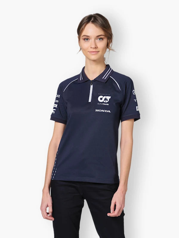 Scuderia AlphaTauri F1 2023 Women's Team Polo Shirt - Navy Polos Scuderia AlphaTauri 