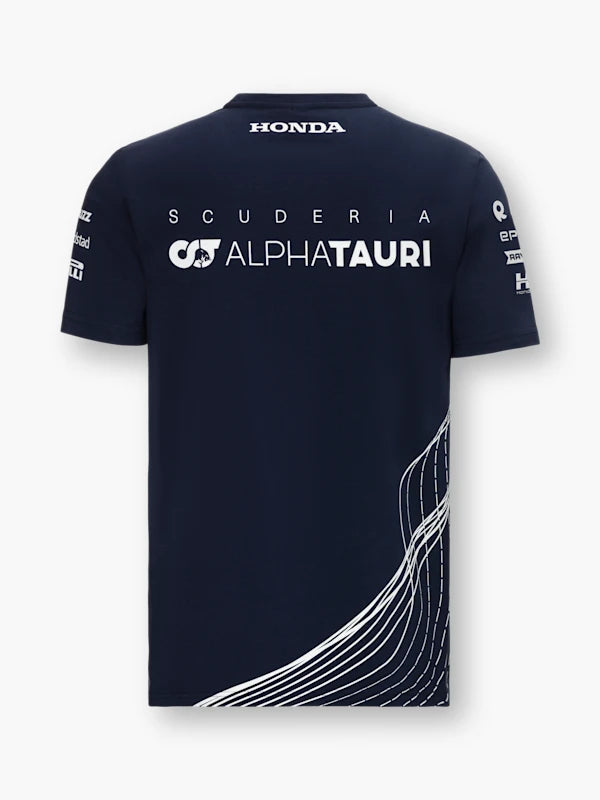Scuderia AlphaTauri F1 2023 Men's Team T-Shirt - Navy/White T-shirts Scuderia AlphaTauri 