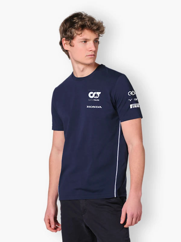 Scuderia AlphaTauri F1 2023 Men's Team T-Shirt - Navy/White T-shirts Scuderia AlphaTauri 