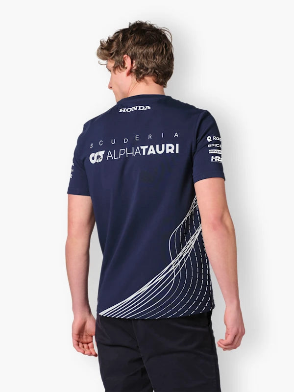 Scuderia AlphaTauri F1 2023 Men's Team T-Shirt - Navy/White T-shirts Scuderia AlphaTauri 