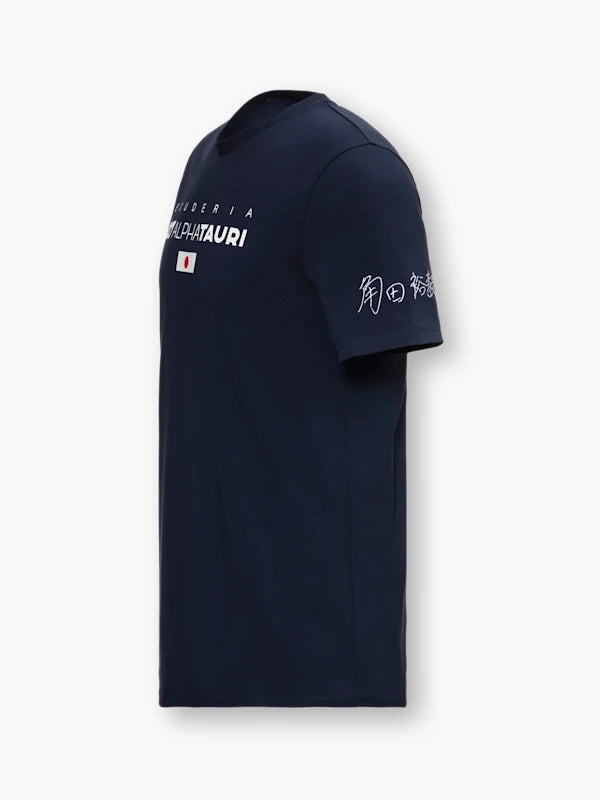 Scuderia AlphaTauri F1 Men's Yuki Tsunoda Driver T-Shirt - Navy T-shirts Scuderia AlphaTauri 