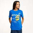 Ayrton Senna F1 Graphic #12 T-Shirt - Navy/Blue Vest Ayrton Senna 