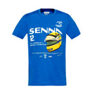 Ayrton Senna F1 Graphic #12 T-Shirt - Navy/Blue Vest Ayrton Senna XS Blue 