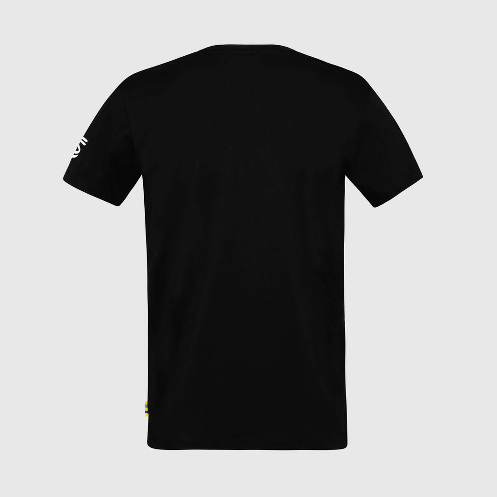 Ayrton Senna F1 Monaco Circuit Graphic T-Shirt - Black T-shirts Ayrton Senna 