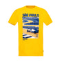 Ayrton Senna F1 Sao Paulo Circuit Graphic T-Shirt - Yellow T-shirts Ayrton Senna 