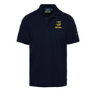 Ayrton Senna F1 Men's Legacy Polo Shirt - Navy/White/Gray Marble Polos Ayrton Senna XS Navy 