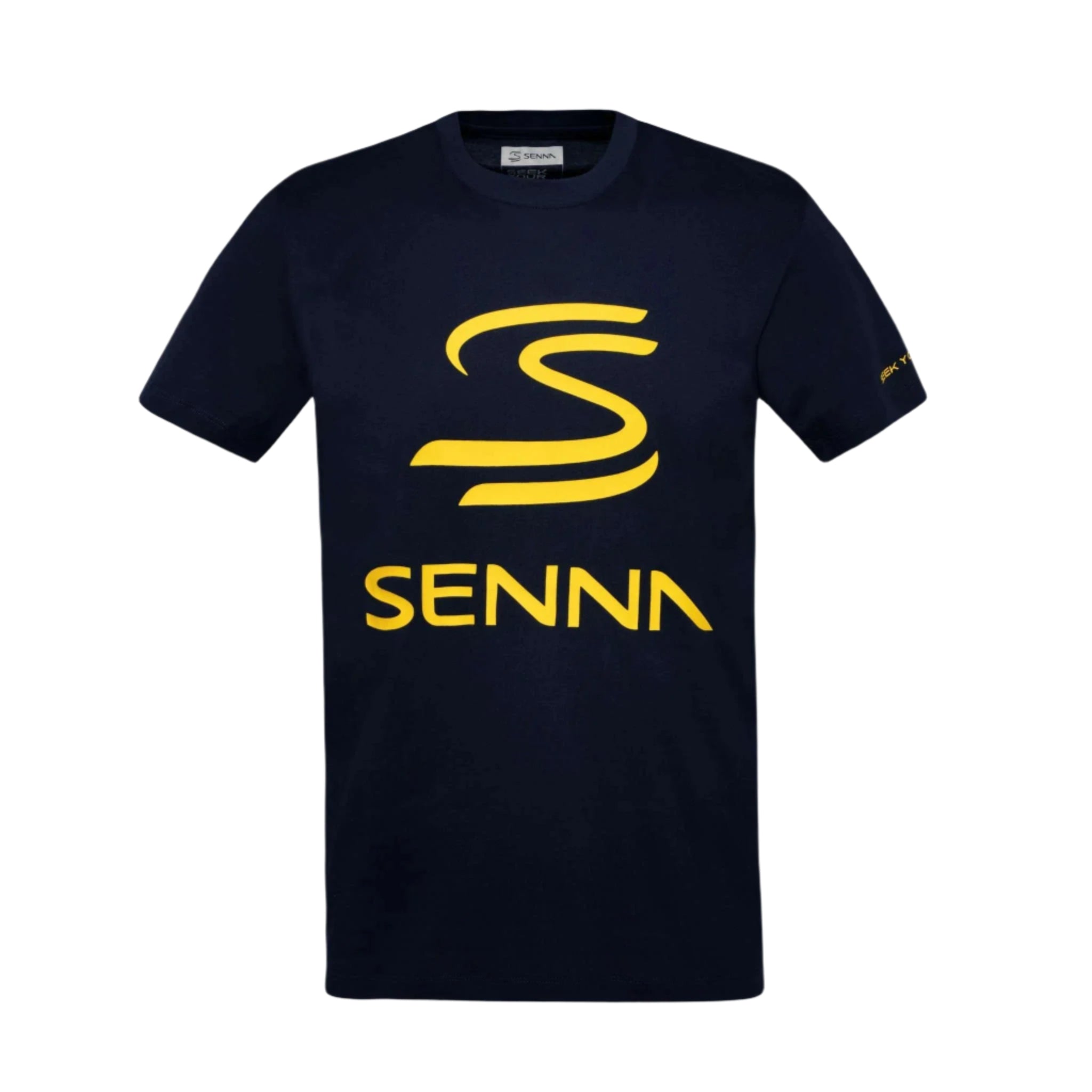 thumbnail image 2 of AYRTON SENNA FORMULA F1 World Champion Legend Logo Black Men T-Shirt 2 of 11