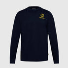 Ayrton Senna F1 Men's Legacy Long Sleeve T-Shirt - Navy/White T-shirts Ayrton Senna XS Navy 
