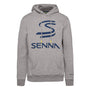 Ayrton Senna F1 Men's Legacy Pullover Hoodie - Navy/Gray Marble Hoodies Ayrton Senna XS Gray 