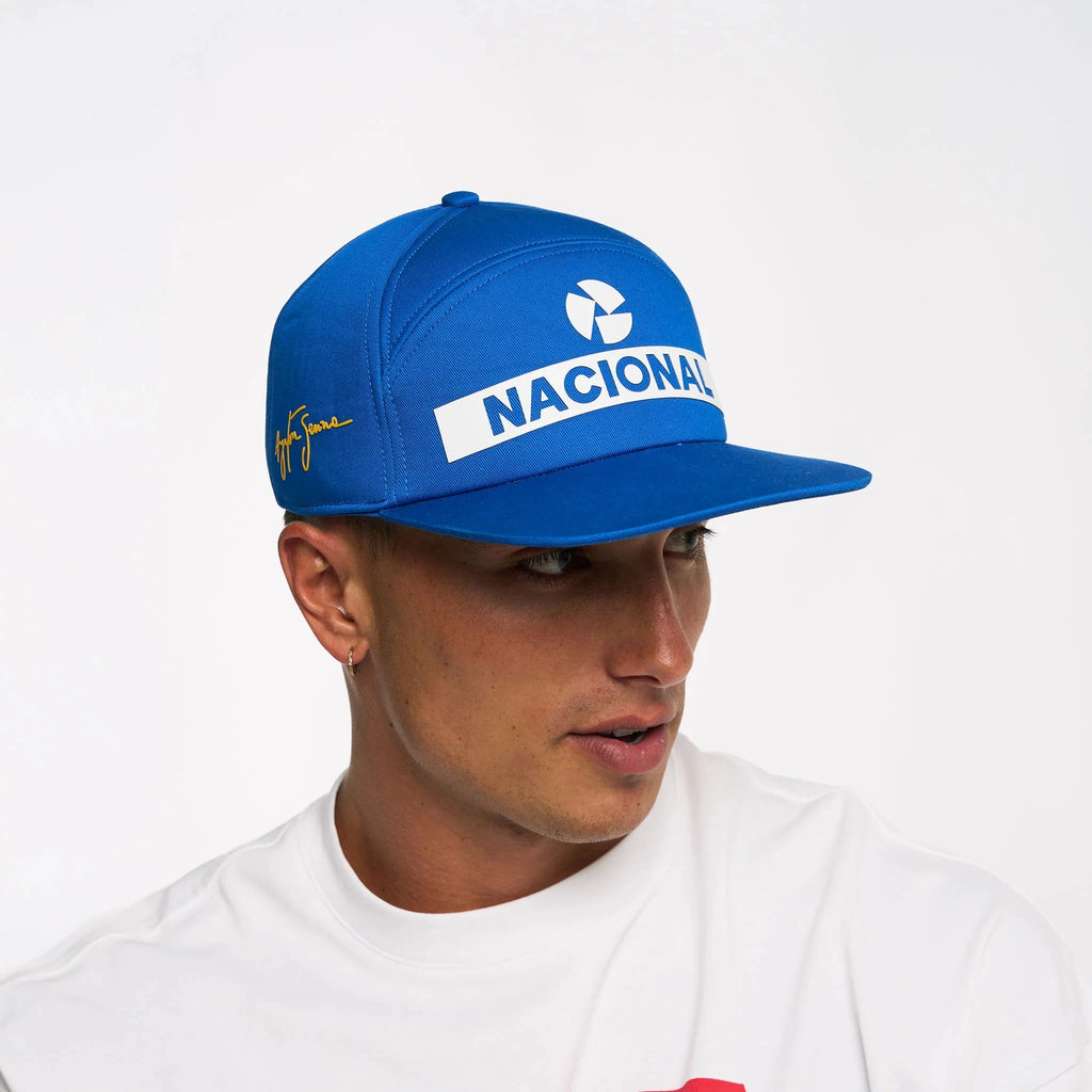 Ayrton Senna F1 Nacional 1984 Original Hat - Blue Hats Ayrton Senna 