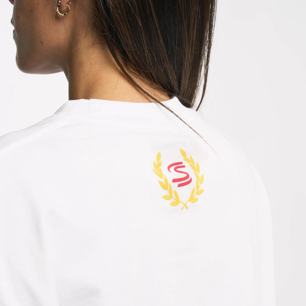 Ayrton Senna F1 Senninha Oversized T-Shirt - White T-shirts Ayrton Senna 
