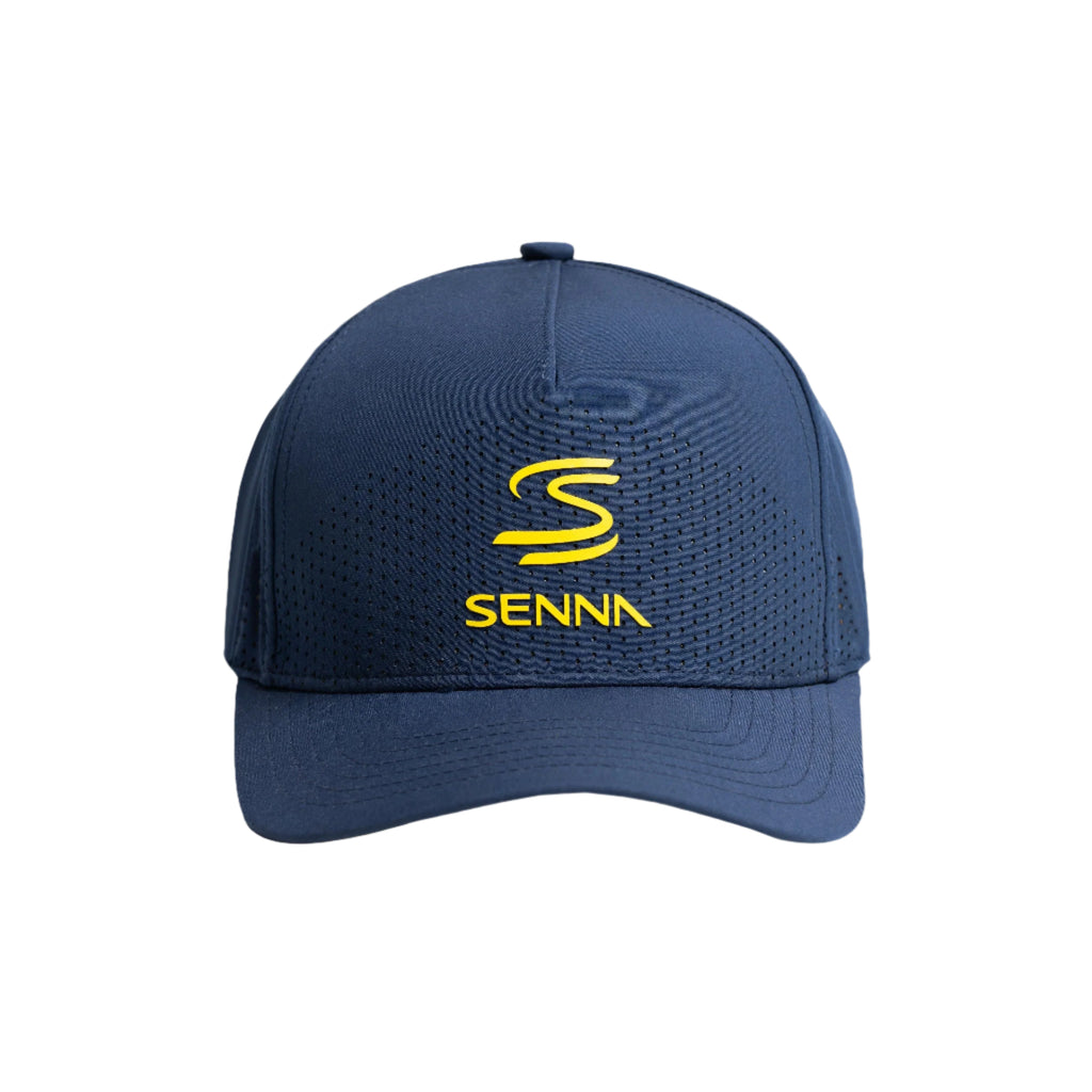 Ayrton Senna F1 Leisure Hat - Navy/White Hats Ayrton Senna Navy 