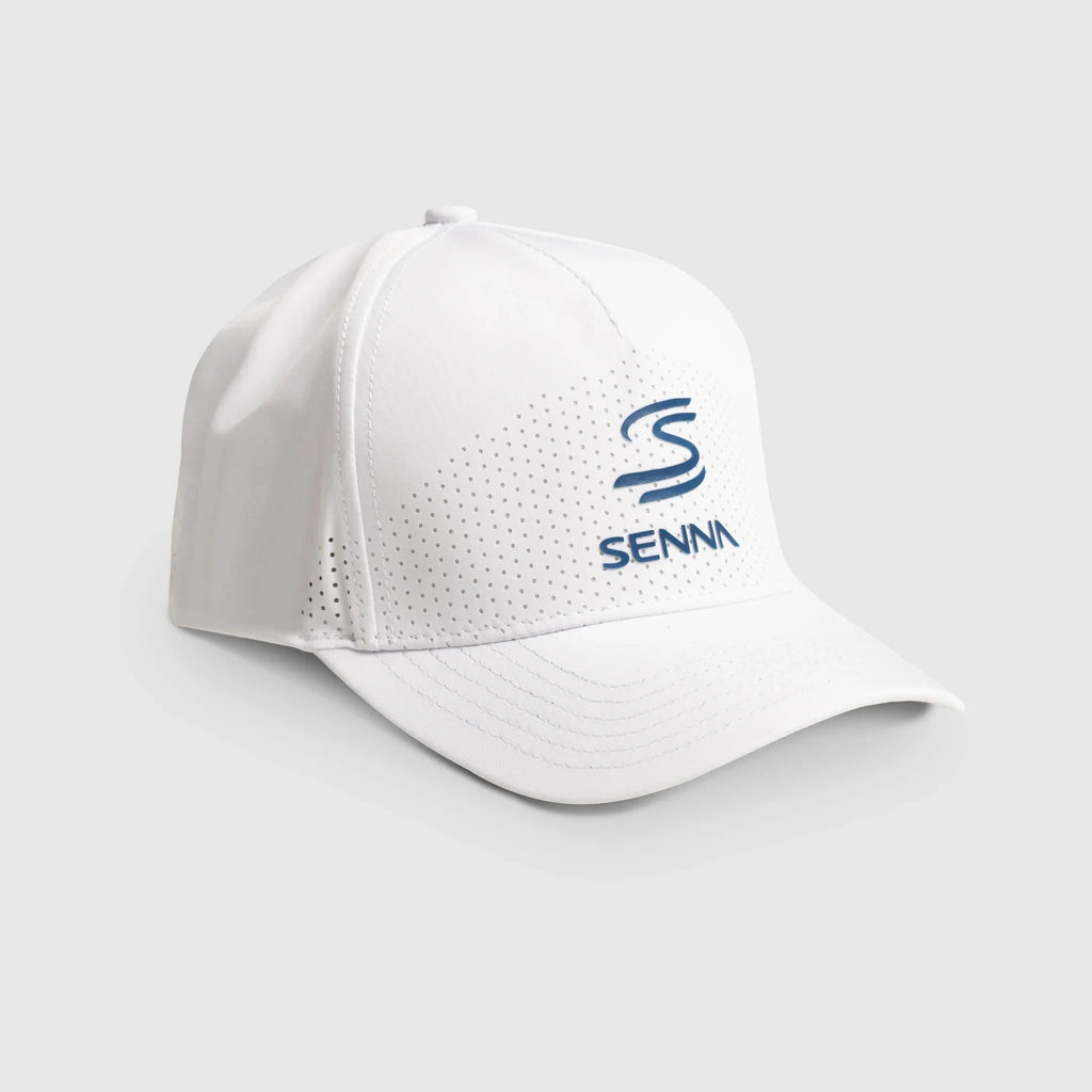 Ayrton Senna F1 Leisure Hat - Navy/White Hats Ayrton Senna 