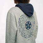 Ayrton Senna F1 Seek Your Truth Circle Hoodie - Gray Marle/Yellow Hoodies Ayrton Senna 