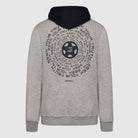 Ayrton Senna F1 Seek Your Truth Circle Hoodie - Gray Marle/Yellow Hoodies Ayrton Senna 