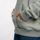 Ayrton Senna F1 Seek Your Truth Circle Hoodie - Gray Marle/Yellow Hoodies Ayrton Senna 