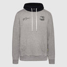 Ayrton Senna F1 Seek Your Truth Circle Hoodie - Gray Marle/Yellow Hoodies Ayrton Senna XS Gray 