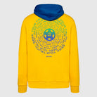 Ayrton Senna F1 Seek Your Truth Circle Hoodie - Gray Marle/Yellow Hoodies Ayrton Senna 
