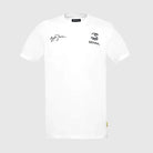 Ayrton Senna F1 Seek Your Truth Circle T-Shirt - White/Yellow T-shirts Ayrton Senna XS White 