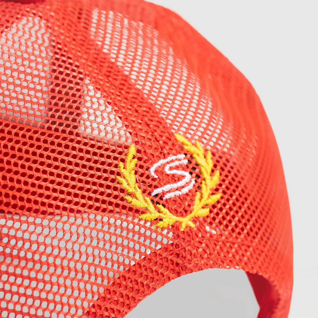 Ayrton Senna F1 Senninha Trucker Hat - Red Hats Ayrton Senna 