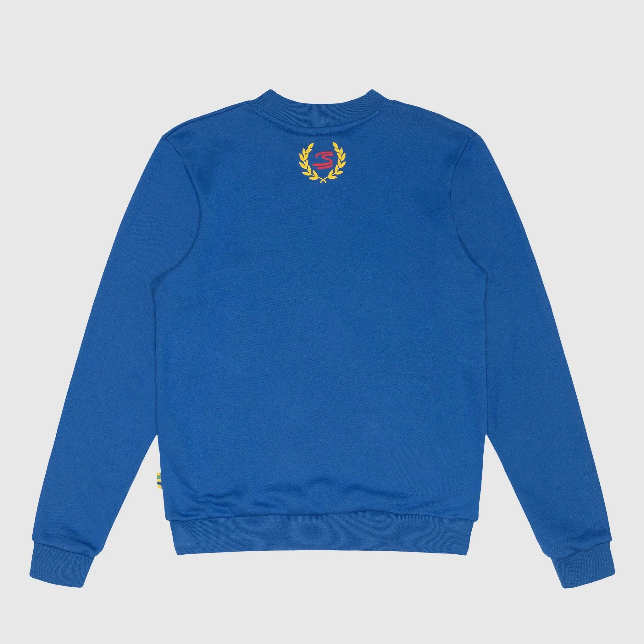 Ayrton Senna F1 Senninha Oversized Sweatshirt - White/Blue Sweatshirt Ayrton Senna 