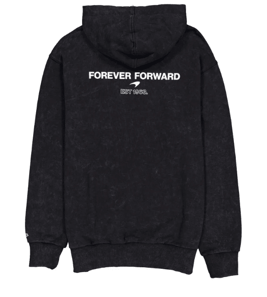 McLaren F1 x New Era Washed Logo Hoodie - Stone/Black/Taupe Hoodies McLaren-Castore 