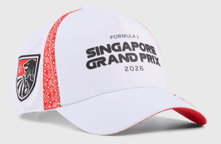 Formula 1 Tech Limited Edition Singapore GP Hat- Puma White Hats Formula 1 