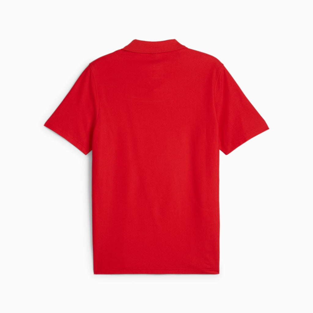 Scuderia Ferrari F1 Puma Men's Race Polo Shirt - White/Red Polos Scuderia Ferrari 