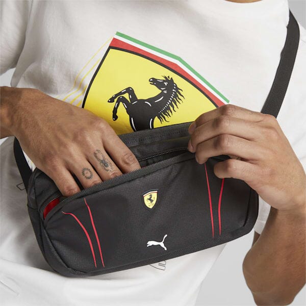 Scuderia Ferrari F1 Puma Sportswear Race Waist Bag-Black Bags Scuderia Ferrari 