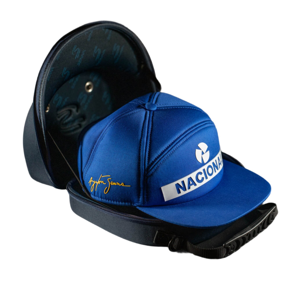 Ayrton Senna F1 Nacional 1984 Original Hat - Blue Hats Ayrton Senna 