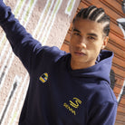 Ayrton Senna F1 #12 Pullover Hoodie - Navy Hoodies Ayrton Senna 