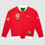 Ayrton Senna F1 x Tag Heuer Varsity Jacket - Red Jackets Ayrton Senna 