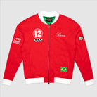 Ayrton Senna F1 x Tag Heuer Varsity Jacket - Red Jackets Ayrton Senna 