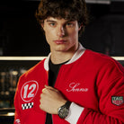 Ayrton Senna F1 x Tag Heuer Varsity Jacket - Red Jackets Ayrton Senna 