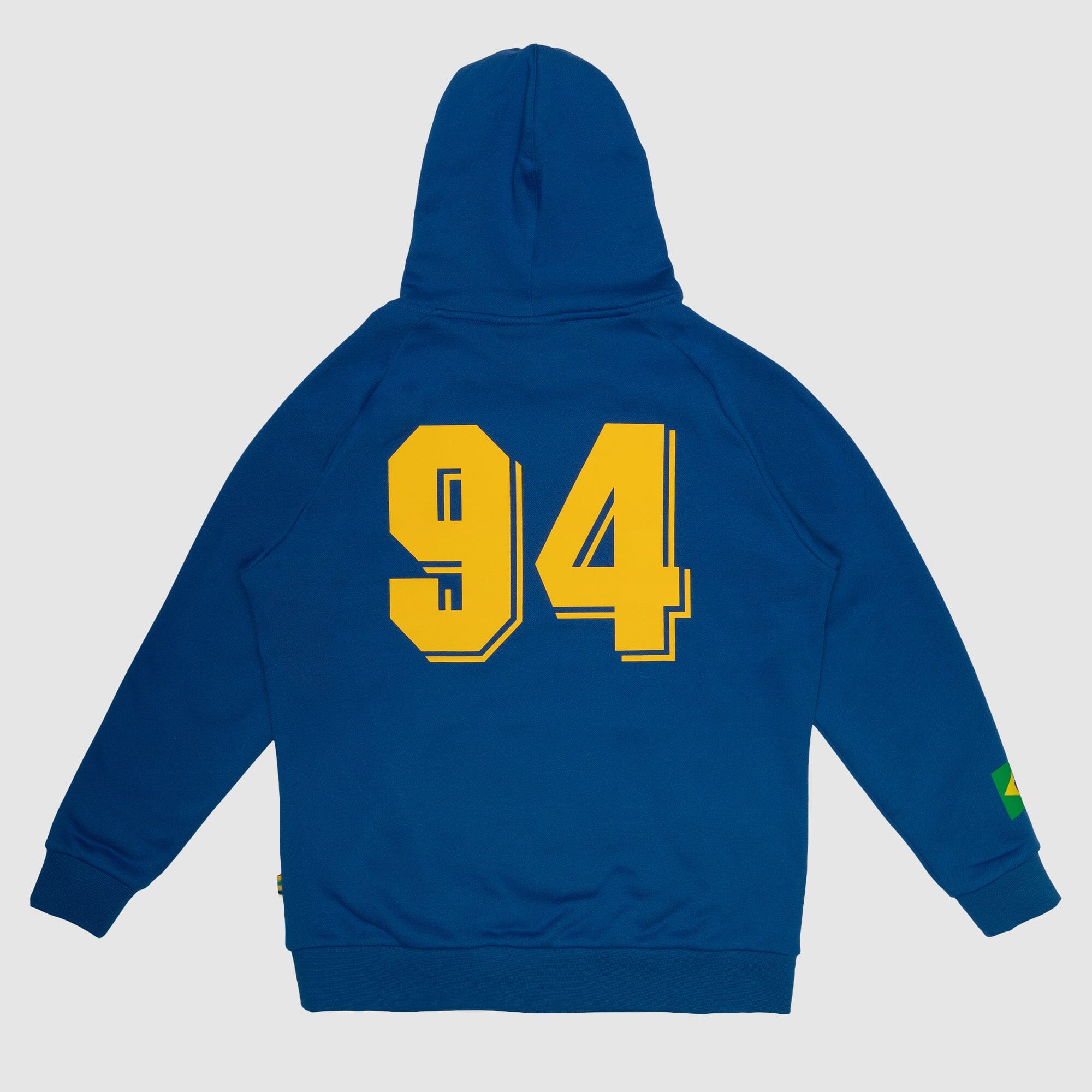 Ayrton Senna F1 94 Pullover Hoodie - Blue Hoodies Ayrton Senna 