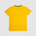 Ayrton Senna F1 Men's Brazil T-Shirt - Yellow T-shirts Ayrton Senna 