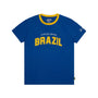 Ayrton Senna F1 Men's Brazil T-Shirt - Blue T-shirts Ayrton Senna 