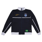 Ayrton Senna F1 Brazil Track Jacket - Navy Jackets Ayrton Senna 