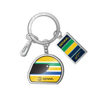 Ayrton Senna F1 Helmet Keychain - Navy Keyrings Ayrton Senna 
