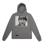 Ayrton Senna F1 Icon Hoodie - Ash/Black Hoodies Ayrton Senna XS Gray 