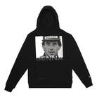 Ayrton Senna F1 Icon Hoodie - Ash/Black Hoodies Ayrton Senna XS Black 