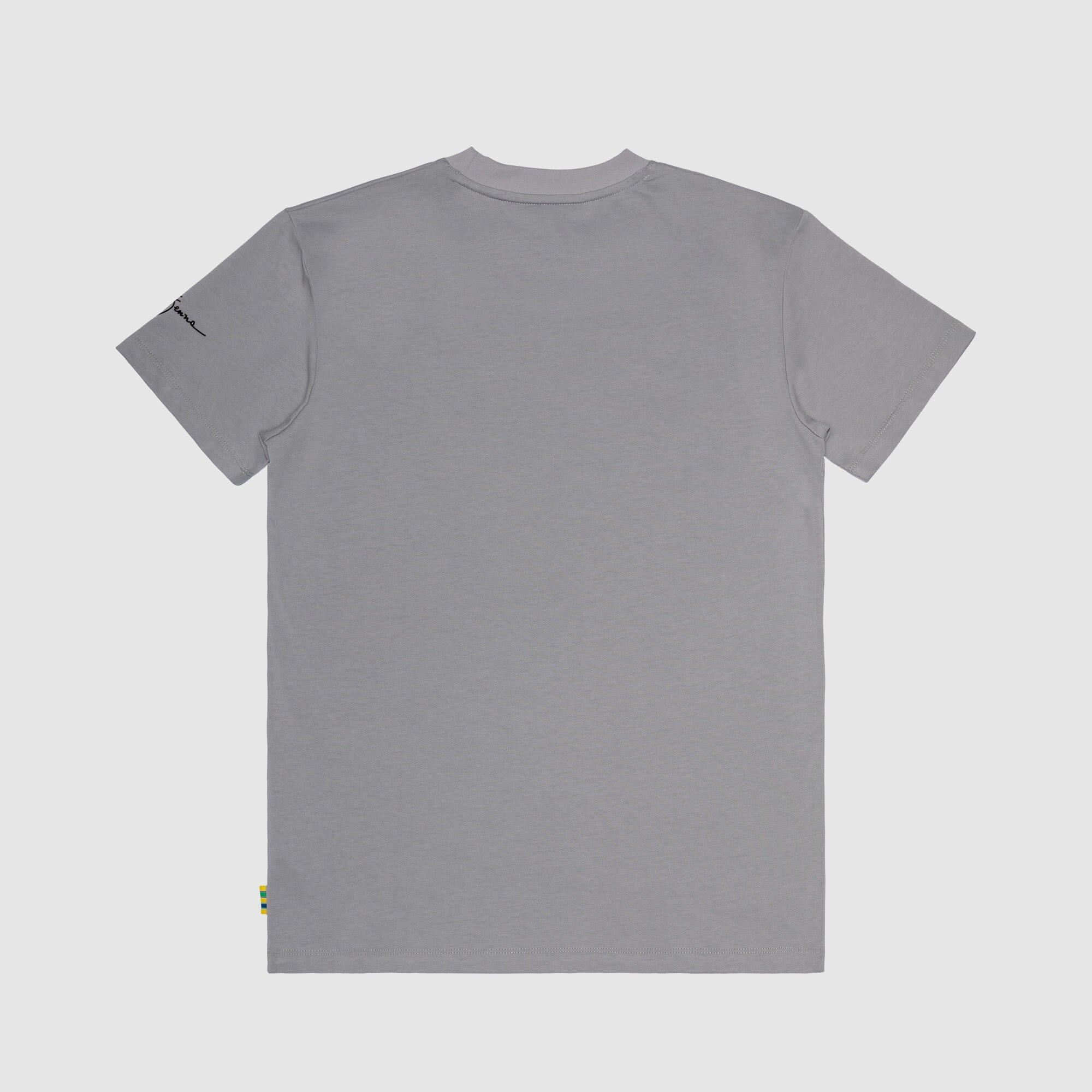 Ayrton Senna F1 Icon T-Shirt - Ash/White T-shirts Ayrton Senna 