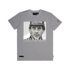 Ayrton Senna F1 Icon T-Shirt - Ash/White T-shirts Ayrton Senna XS Gray 
